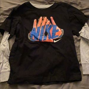 Nike football long sleeve youth shirt